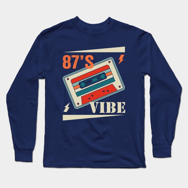 87’s Old Vibe Long Sleeve T-Shirt by Ortumuda